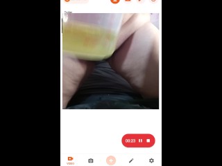 brittany🦋butterfly  Fuckin herself then Pissing 1 1.3 cup (per request)