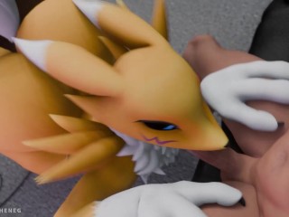 Hard furry sex with Renamon