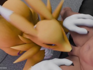 Hard furry sex with Renamon