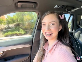 Real Teens - Petite Teen With Braces Amber Angel Does Her First Porn Scene