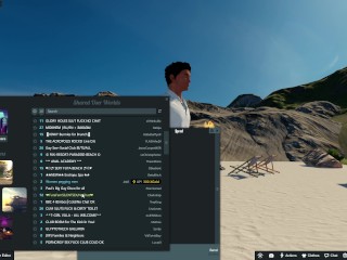 Ty in 3dxchat world looking for a good time room hopping