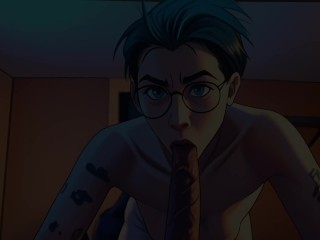 Emo Lesbian Fucks BBC for free rent (Trailer)