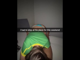 Snapchat compilation of hot cheating sluts on easter vacation