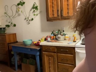 Smashing Your Balls to Make Cookies: Naked in the Kitchen with Ginger PearTart Episode 79