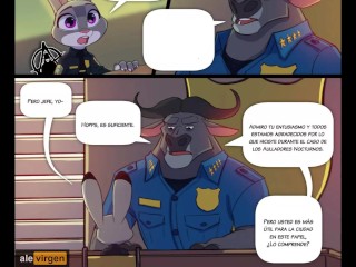 La Pequeña Coneja Judy Folla Con Su Jefe Para Conservar Su Trabajo - Zootopia