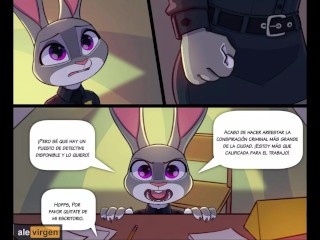 La Pequeña Coneja Judy Folla Con Su Jefe Para Conservar Su Trabajo - Zootopia