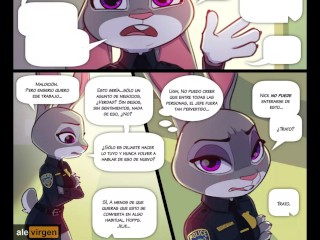 La Pequeña Coneja Judy Folla Con Su Jefe Para Conservar Su Trabajo - Zootopia