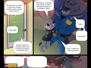 La Pequeña Coneja Judy Folla Con Su Jefe Para Conservar Su Trabajo - Zootopia