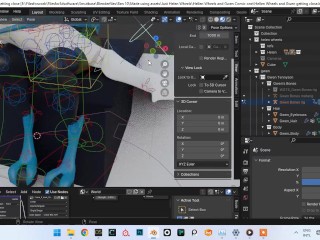Behind the scenes How to make rule 34 renders in Blender 3d featuting Ben 10 Gwen and Hellen Wheels