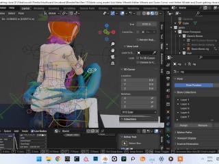 Behind the scenes How to make rule 34 renders in Blender 3d featuting Ben 10 Gwen and Hellen Wheels