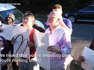 Anti-Porn Protestors Invited Inside a Kinky Queer Orgy Scene