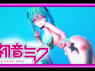 Vocaloid - Hatsune Miku awaits you at the beach