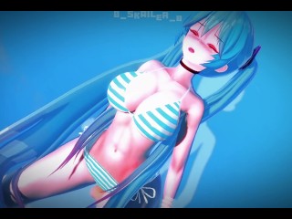 Vocaloid - Hatsune Miku awaits you at the beach