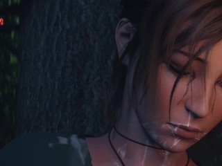 Lara is in the forest