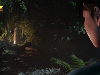 Lara is in the forest