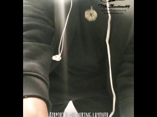 Mr Showtime69 flashes his BBC in the airport