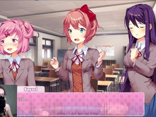 Doki Doki Literature Club! pt. 7 - just me writing a poem, just Sayori being herself