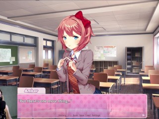 Doki Doki Literature Club! pt. 7 - just me writing a poem, just Sayori being herself