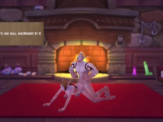 Lust for adventure. SEX SCENES in Brothel. Training Room