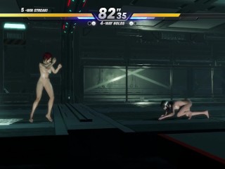 Dead Or Alive 6 Nude Mods Gameplay Naked Mila and Naked Hitomi Match