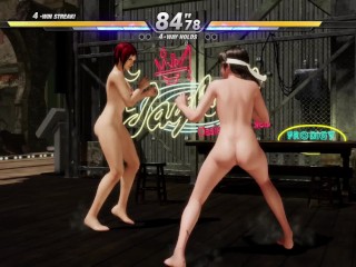 Dead Or Alive 6 Nude Mods Gameplay Naked Mila and Naked Hitomi Match