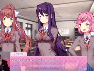 Doki Doki Literature Club! pt. 13 Writing a Festival poem. What’s wrong with Sayori? and Monika?