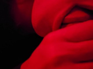 blowjob from god. close up. sensual