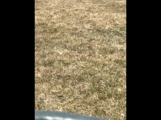 At the park pt.2( short leather skirt)