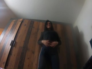 MilfyCalla -Workout Clothes Try On with pee fetish 159