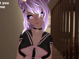 Catgirl Invites You In While Parents Are Gone (POV)