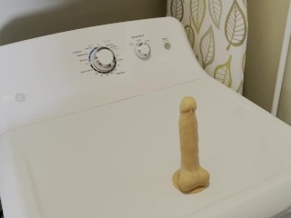 Milf Rides Dildo in Her PERFECT PUSSY All Around the House | GreyDesire69