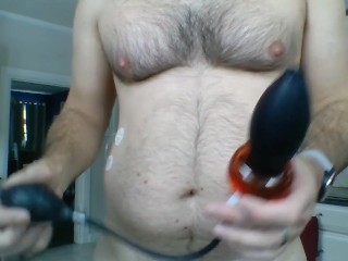 Cell Phone Controlled Remote Enema Backpack