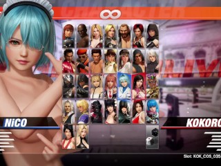 Dead Or Alive 6 With Nude Mods Naked Nico And Kokoro Match [18+]