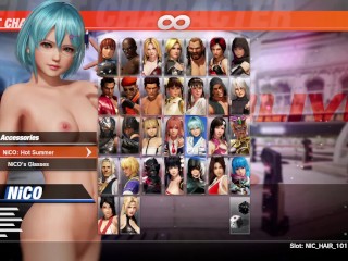 Dead Or Alive 6 With Nude Mods Naked Nico And Kokoro Match [18+]