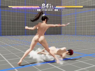 Dead Or Alive Nude Mods Installed Naked Mai Vs Naked Mila Match Gameplay [18+]