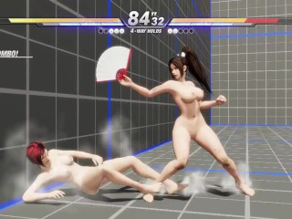 Dead Or Alive Nude Mods Installed Naked Mai Vs Naked Mila Match Gameplay [18+]