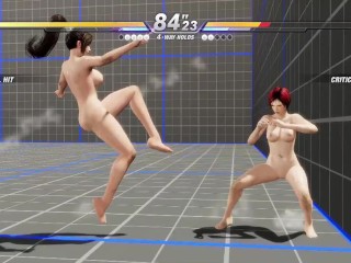 Dead Or Alive Nude Mods Installed Naked Mai Vs Naked Mila Match Gameplay [18+]