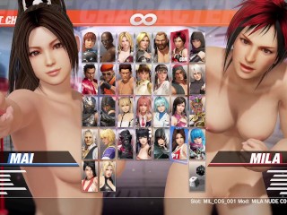 Dead Or Alive Nude Mods Installed Naked Mai Vs Naked Mila Match Gameplay [18+]