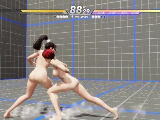 Dead Or Alive Nude Mods Installed Naked Mai Vs Naked Mila Match Gameplay [18+]