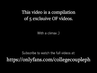 COMPILATION of 5 exclusive videos with climax