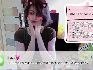 Cute femboy / trans girl welcome to my Channel - Preview + contact info / commisions open! (SFW)