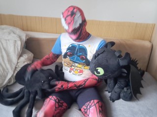 Carnage and another new friend in bed