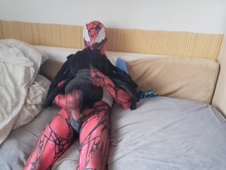 Carnage and another new friend in bed