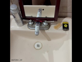 Paja con corrida / cuming shot