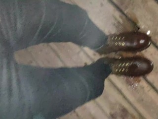 Pissing My Already Soaked Skinny Jeans And Dr Martens