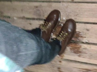 Pissing My Already Soaked Skinny Jeans And Dr Martens