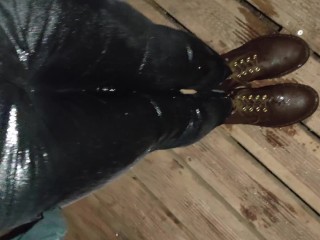 Pissing My Already Soaked Skinny Jeans And Dr Martens