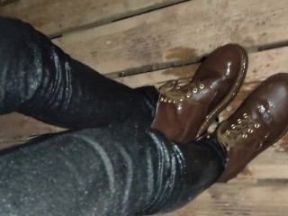 Pissing My Already Soaked Skinny Jeans And Dr Martens