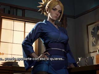 Naruto follando a la bella esposa de Shikamaru, Temari - Juego muy realista de Naruto - Hokages Life