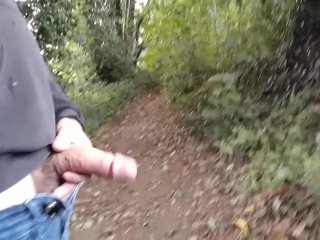 we show off and masturbate on another hiking trail (part2)